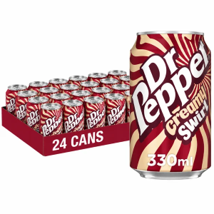 Dr Pepper Cream Swirl Can - Pack of 24 x 330ml