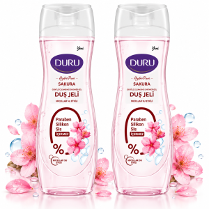 Duru Hydro Pure Sakura Gentle Body Shower Gel - Pack of 2 x 450ml