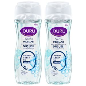 Duru Hydro Pure Micellar Shower Gel 450ml , Pack of 2 -  Gentle Cleansing Shower Gel