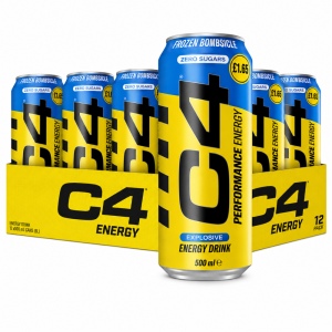 C4 Frozen Bombsicle Zero Sugar Performance Energy Drink PMP – Can 500ml x12