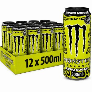Monster Energy Drink Lando Norris Zero Sugar PMP -  Pack of 12 x 500ml