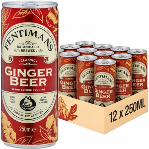 Fentimans Ginger Beer, Pack of 12 x 250ml – Botanically Brewed Soft Drink
