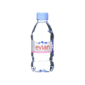 Evian Natural Mineral Water Bottles 330ml ( pack of 24) - Best Before: 21.01.02026 