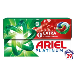 Ariel Platinum+Extra Stain Removal Washing Liquid PODS 29 Washes x1