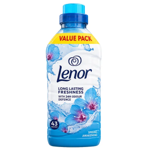 Lenor Spring Awakening Fabric Conditioner, 43 Washes - Long-Lasting Freshness & 24h Odour Defence 1.419L 