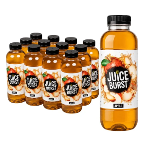 Juice Burst Apple Juice - Refreshing Juice Drink, Pack of 12 x 500ml