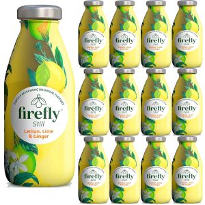 Firefly Still Lemon, Lime & Ginger Botanical Drinks in Glass 330ml x 12