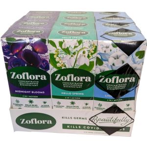 Zoflora Concentrated 3in1 Multipurpose Disinfectant Mixed Pack 120ml x 12
