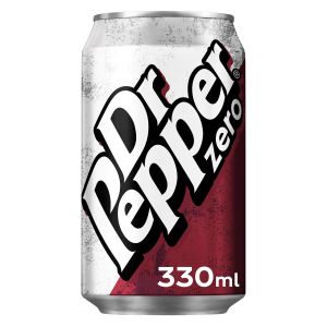 Dr Pepper ZERO 330ml x 24 BBE 31/08/23