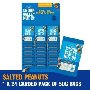 The Sun Valley Salted Peanut Carded 50g x 24 BBE Apr 2023