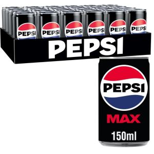 Pepsi Max Mini Cans 150ml x 24 Best Before 28/02/2025