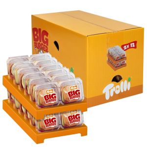Trolli Big Burger Gummy Candy 50g x 24
