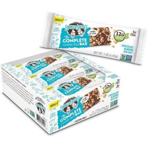 Lenny & Larry's Chocolate Almond Sea Salt Bar 12g Plant Based Protein 45g x 9