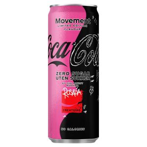 Coca Cola Rosalia Zero Sugar Movement Limited Edition 250ml x 24 BBE 31/7/23
