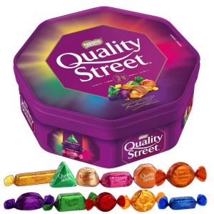 Nestle Quality Street Assorted Chocolate Tub - 600g Best Before 08/2025