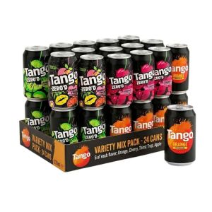 Tango Mix Case Pack of 24 - x6 Zero'd Thirst Trap Sugar Free, x6 Cherry Sugar Free, x6 Apple Sugar Free, x6 Orange Original