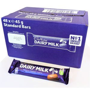 Cadbury Dairy Milk Standard Bars 45g x 48