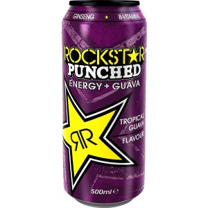 Rockstar Punched Tropical Guava Energy Drink 500ml 24 x 500ml