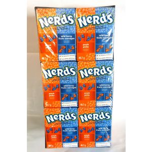 Nerds Candy Peach Wild Berry Fruits 24 x 46.7g
