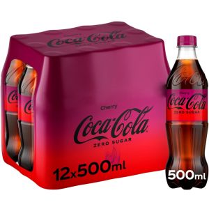 Coca-Cola  Zero Cherry 12x500 ml , BBE: 31.08.2025
