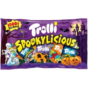 Trolli Spookylicious Halloween Assorted Gummies 1000g x 50 minis