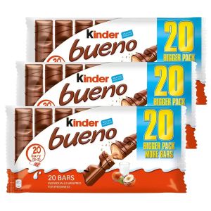 Kinder Bueno 2 Finger Milk Chocolate & Hazelnuts 43g x 30