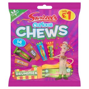 Swizzels Curious Chews 135g x 12 BBE 31/08/23