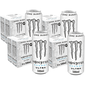 Monster Ultra White Energy Drink (4x4pk) 500ml x 16
