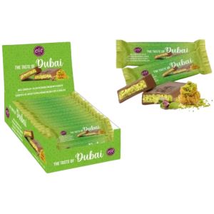 Elit The Taste of Dubai Milk Chocolate Filled Pistachio Cream with Kadayif 30g x 24