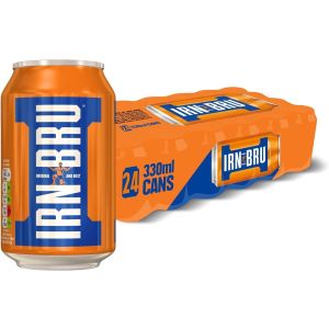 IRN-BRU Soft Drink 330ml x 24 - Best Before: Dec 2025