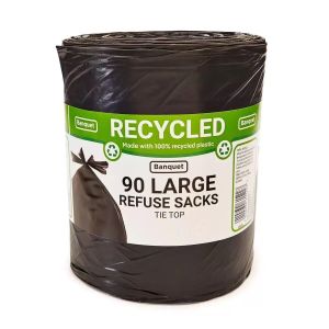 Banquet Refuse Sacks Tie Top Large 90pcs