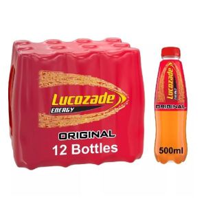 Lucozade Original Energy Drink 500ml x 12