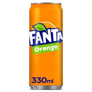 Fanta Orange Slim Can 330ml x 24 BBE 11/04/24