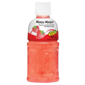 Mogu Mogu Strawberry Flavoured Drink with Nate de Coco 320ml x 24