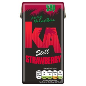 KA Still Strawberry Juice Drink 288ml x 27 PM59p