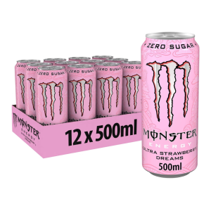 Monster Energy Drink Ultra Strawberry Dreams 500ml x 12