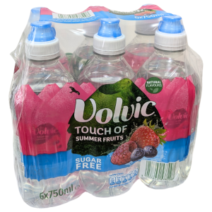 Volvic Touch of Summer Fruits Sugar Free 6 x 750ml