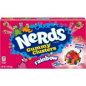 Nerds Gummy Clusters Rainbow Candy Box 85g - Pack of 12