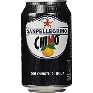 SanPellegrino Chinotto Chino 330 ml Italian Bitter Orange 330ml  x 1