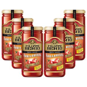FILIPPO BERIO Arrabbiata Flavor Pasta Sauce 680g x 6