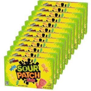 Sour Patch Kids Original Sour Then Sweet Candy Box 3.5oz (99g) - Pack of 12