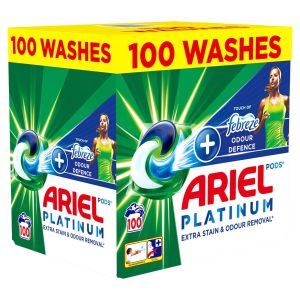 Ariel Platinum Washing Pods + Febreze Odour Defence 100 Washes