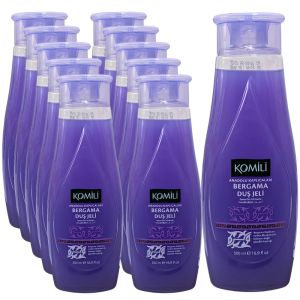 KOMILI BERGAMA Shower Gel Anatolian Thermal Springs - Pack of 10 x 500ml -  Body Wash