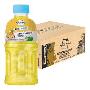 Mogu Mogu Tropical Delight Zero Sugar Drink with Nata de Coco 320ml x 24