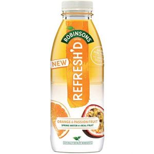 Robinsons Orange & Passionfruit Refresh'd Flavoured Water - 24x500ml