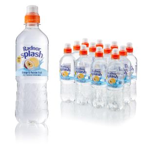 Radnor Splash Orange & Passion Fruit Flavoured Still Water Sugar Free 500ml x 12