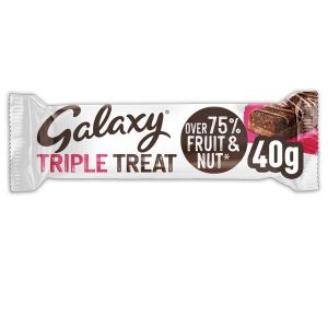 Galaxy Triple Treat Fruit Nut & Chocolate 40g x 18