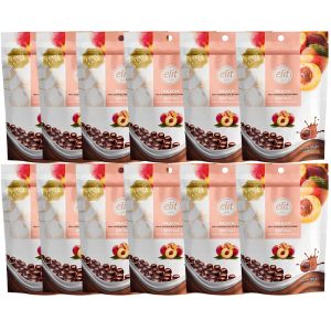 Elit Milk Chocolate Covered Peach Draje 125g x 12