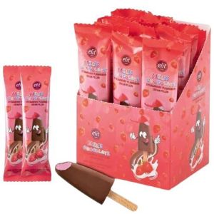 Elit Milk Chocolate With Strawberry Cream Stick 30g x 15