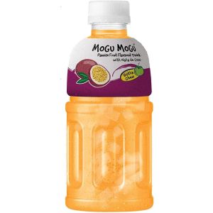 Mogu Mogu Passion Fruit Flavoured Drink with Nata de Coco 320ml x 24